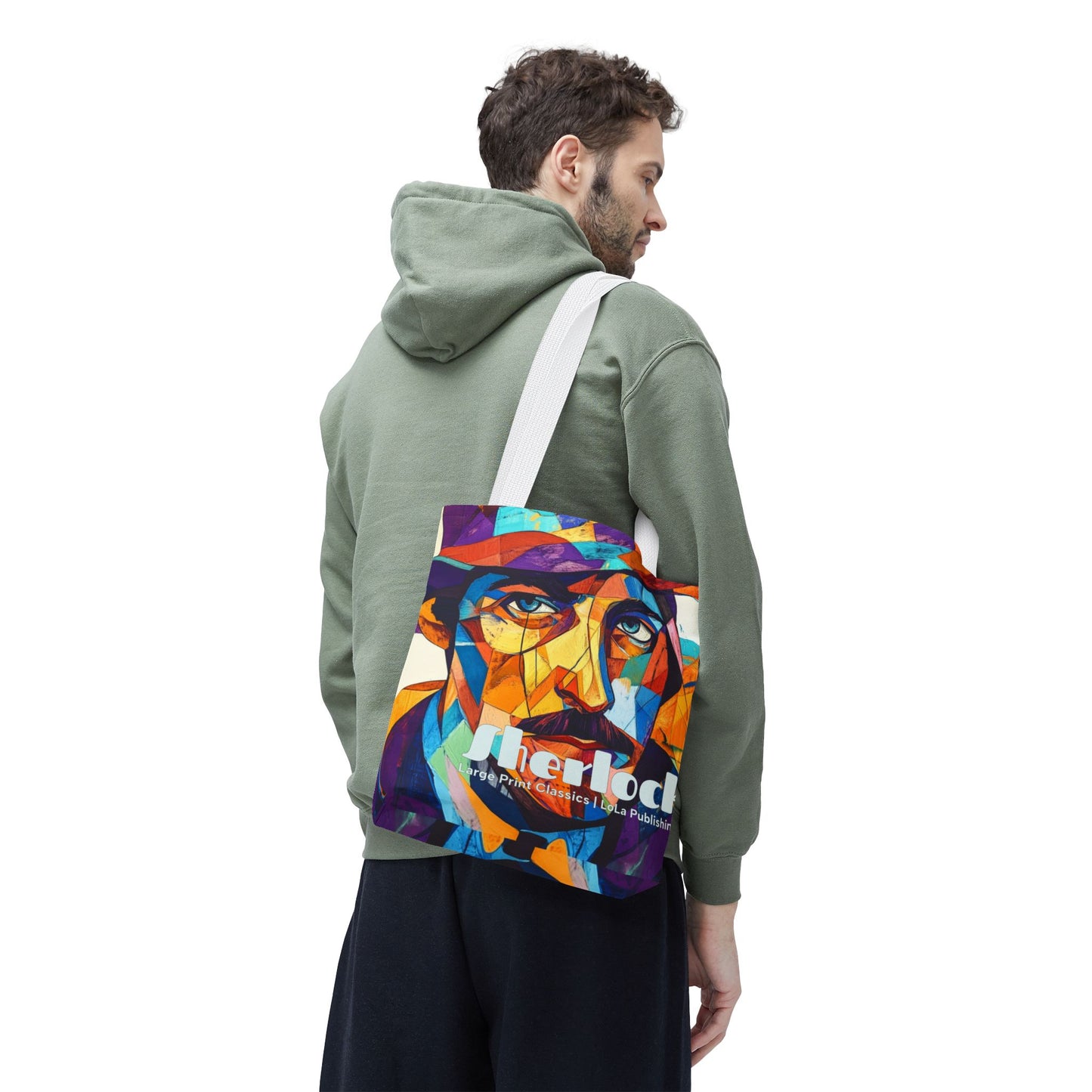 A Study in Scarlet Tote Bag – Literary-Inspired All-Over Print Design