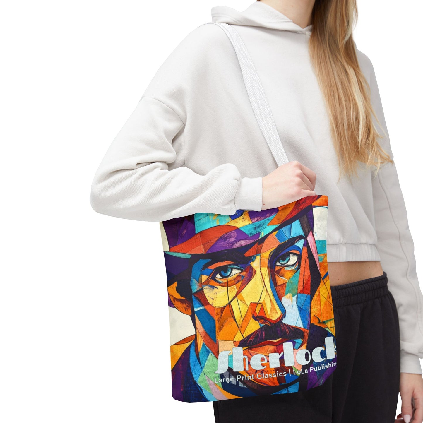 A Study in Scarlet Tote Bag – Literary-Inspired All-Over Print Design