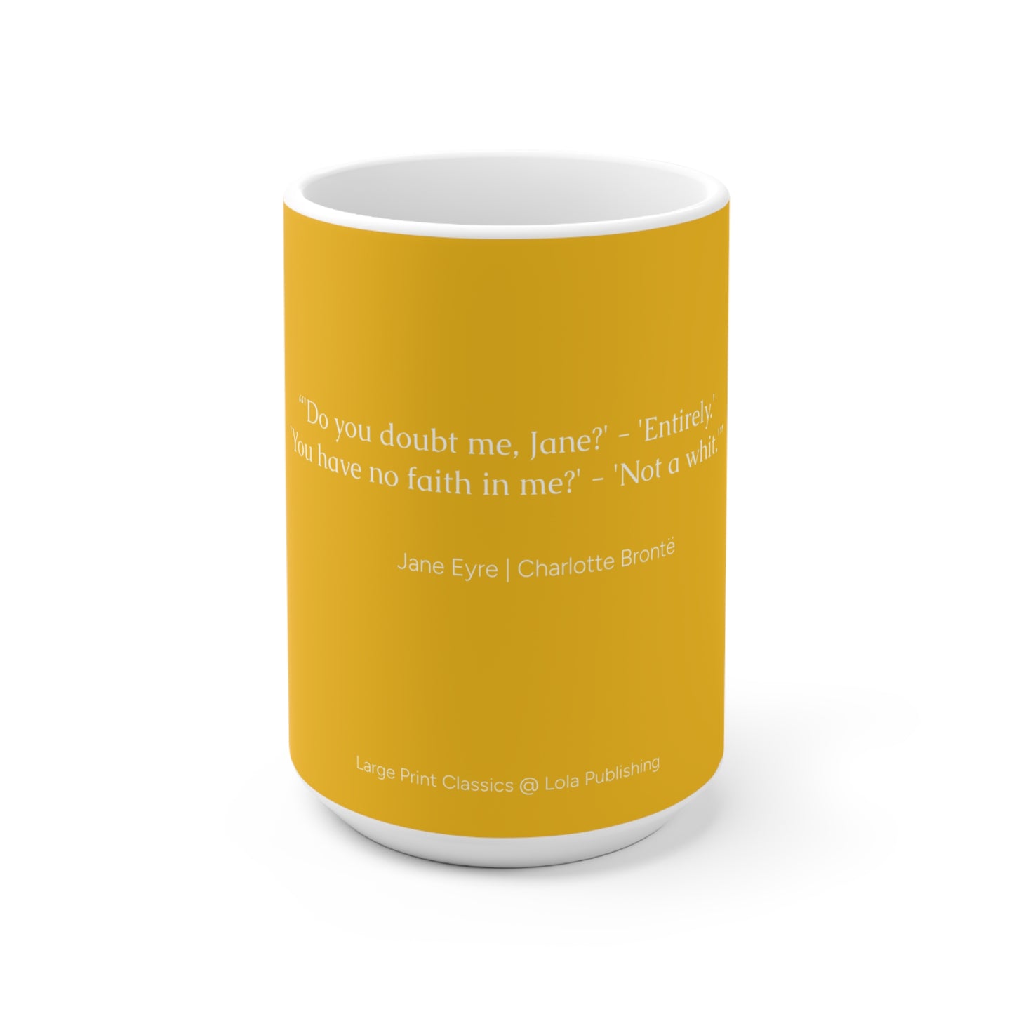 Mr. Rochester Quote Mug – Dark Roast & Deep Regret