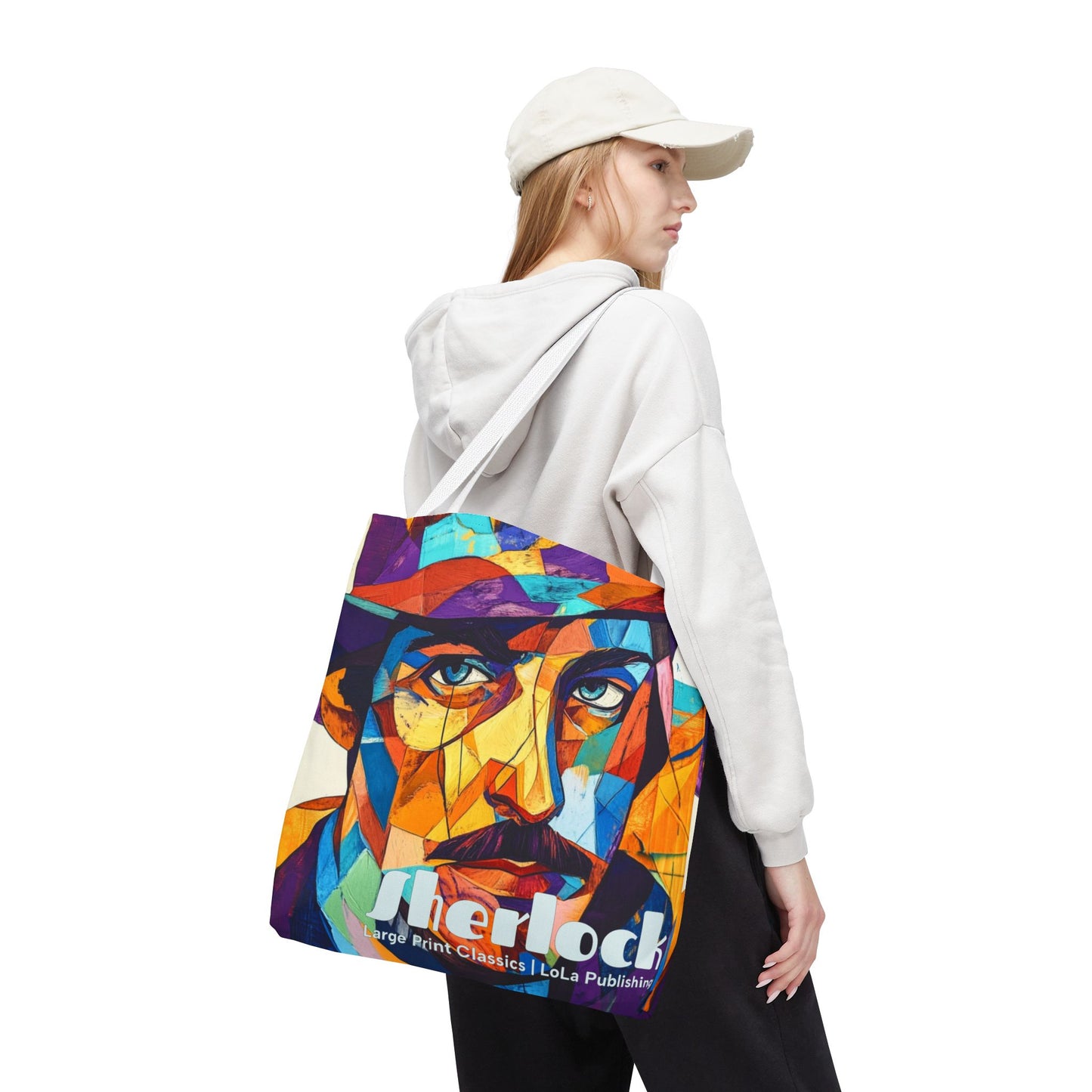 A Study in Scarlet Tote Bag – Literary-Inspired All-Over Print Design