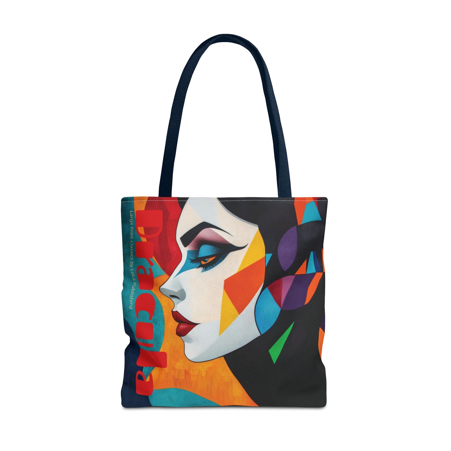 Dracula's Bride tote bag; black handles