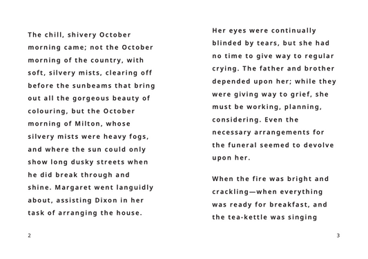 North and South | Part 5 - Large Print Edition | Love and Duty