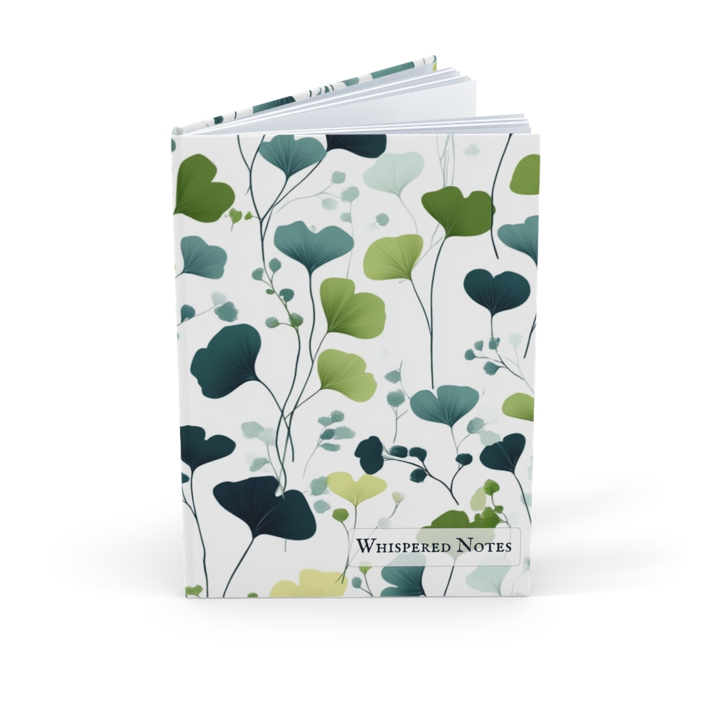 "Floral hardcover notebook with a durable spine and smooth-opening pages. Aesthetic and functional for daily use."