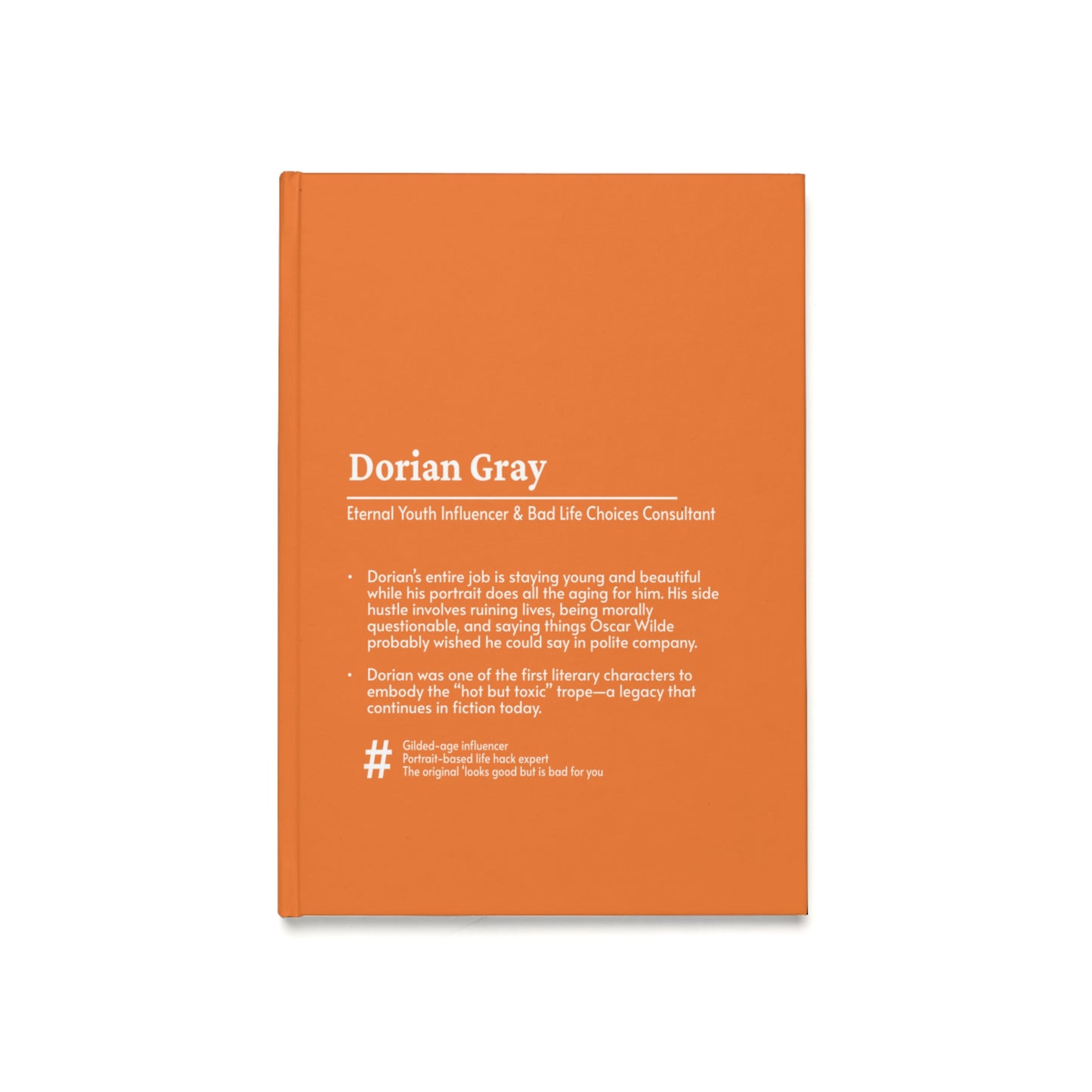 Dorian Gray Hardcover Journal – Aesthetic Obsession & Immortal Musings Included