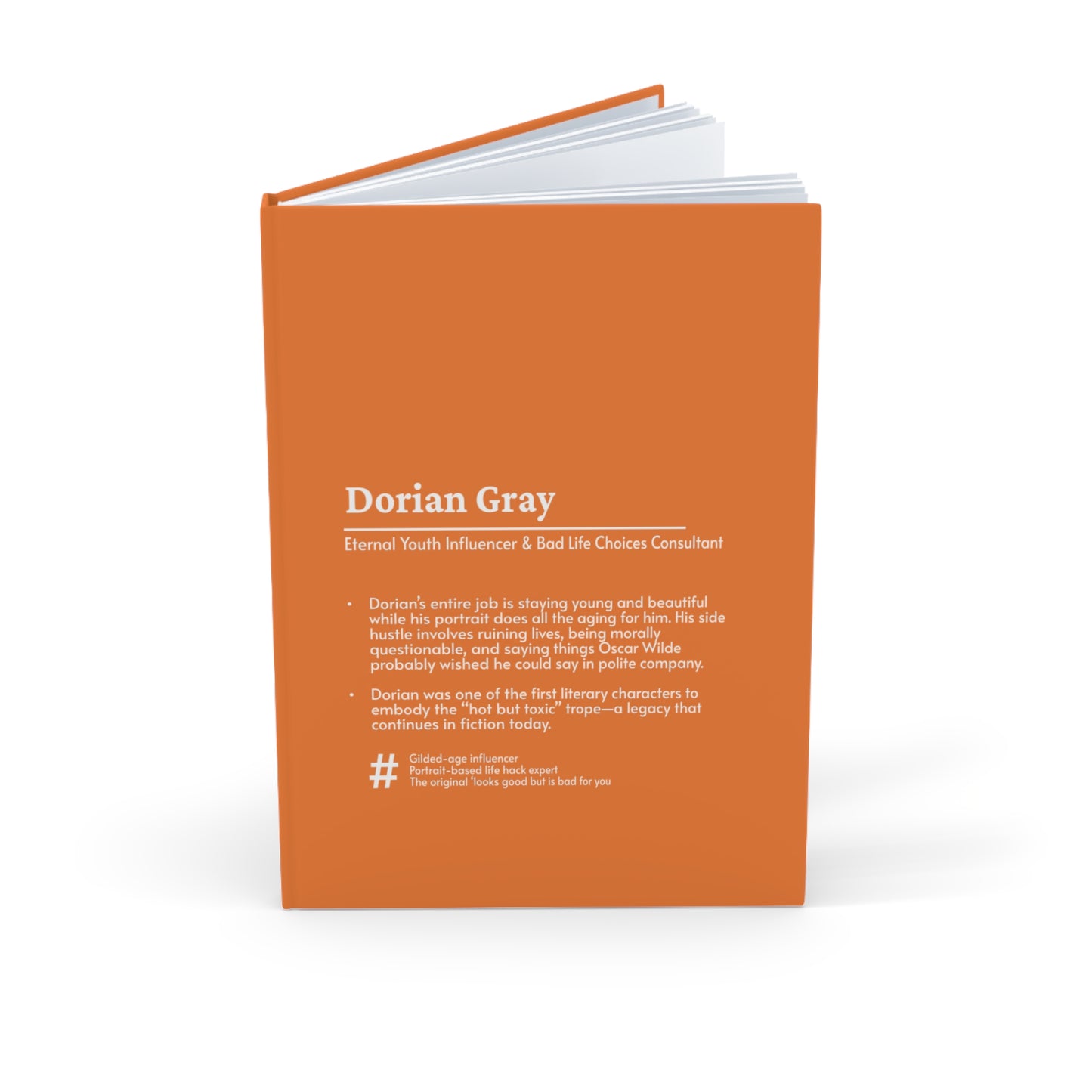 Dorian Gray Hardcover Journal – Aesthetic Obsession & Immortal Musings Included