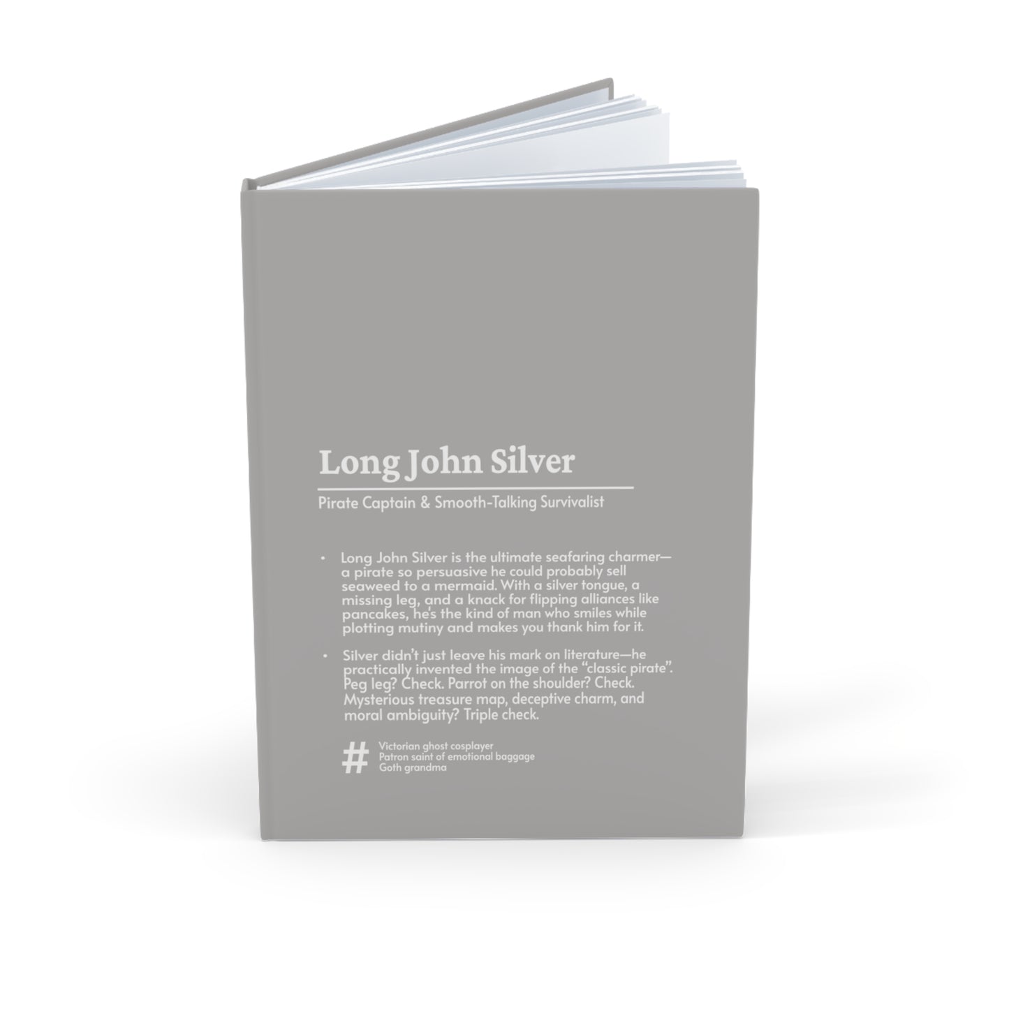 Long John Silver Hardcover Journal – Treasure Plots & Pirate Schemes Edition