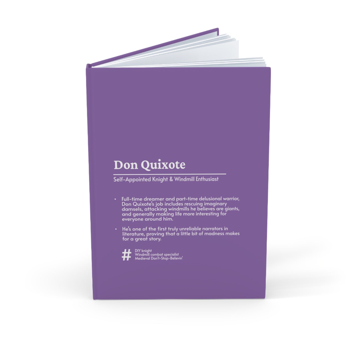 Don Quixote Hardcover Journal – For Grand Quests & Overactive Imaginations