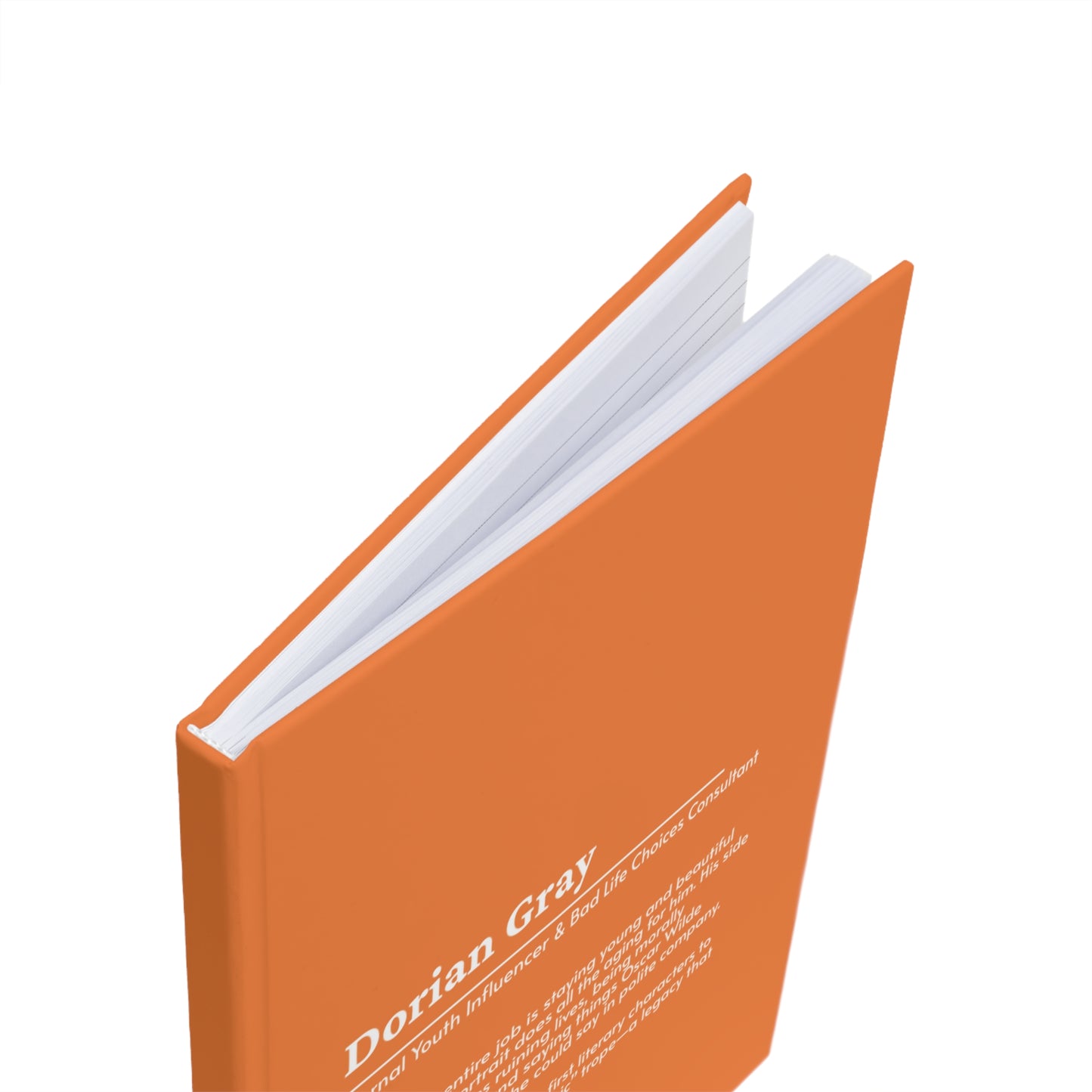 Dorian Gray Hardcover Journal – Aesthetic Obsession & Immortal Musings Included