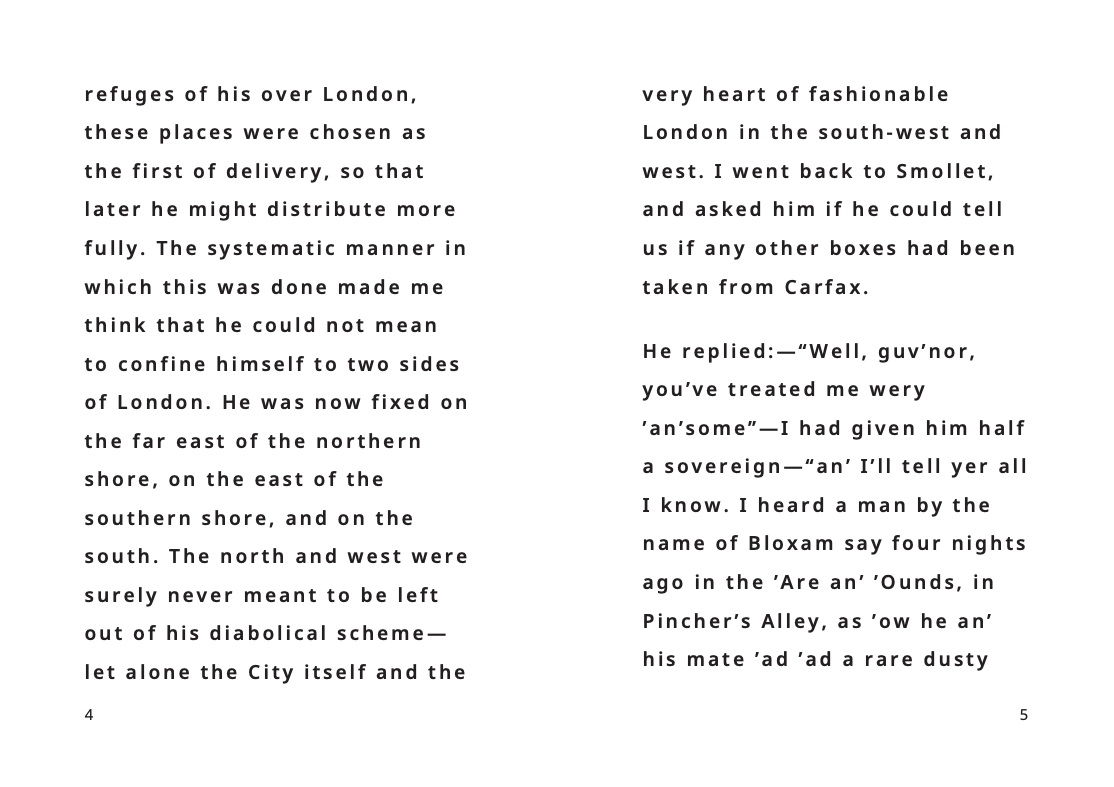 Dracula | Part 5 - Large Print Edition- | A Desperate Chase