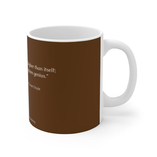 Sherlock Holmes Quote Mug – Logic-Powered & Caffeine-Fueled