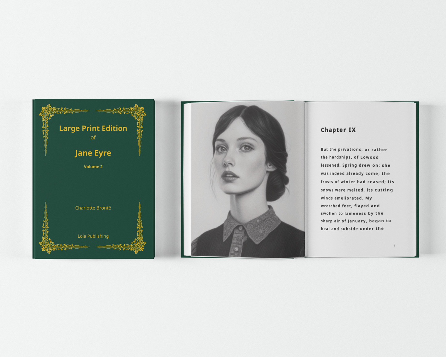 Jane Eyre | Part 2 – Large Print Edition | Charlotte Brontë’s Timeless Classic
