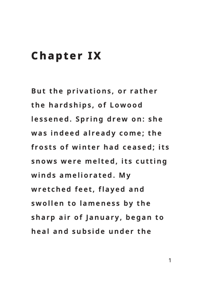 Jane Eyre | Part 2 – Large Print Edition | Charlotte Brontë’s Timeless Classic