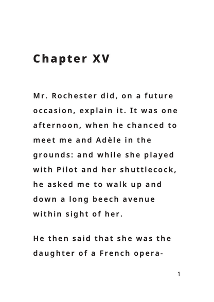 Jane Eyre | Part 3 – Large Print Edition | Charlotte Brontë’s Timeless Classic