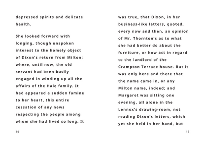 North and South | Part 7 - Large Print Edition | Resolution & Redemption