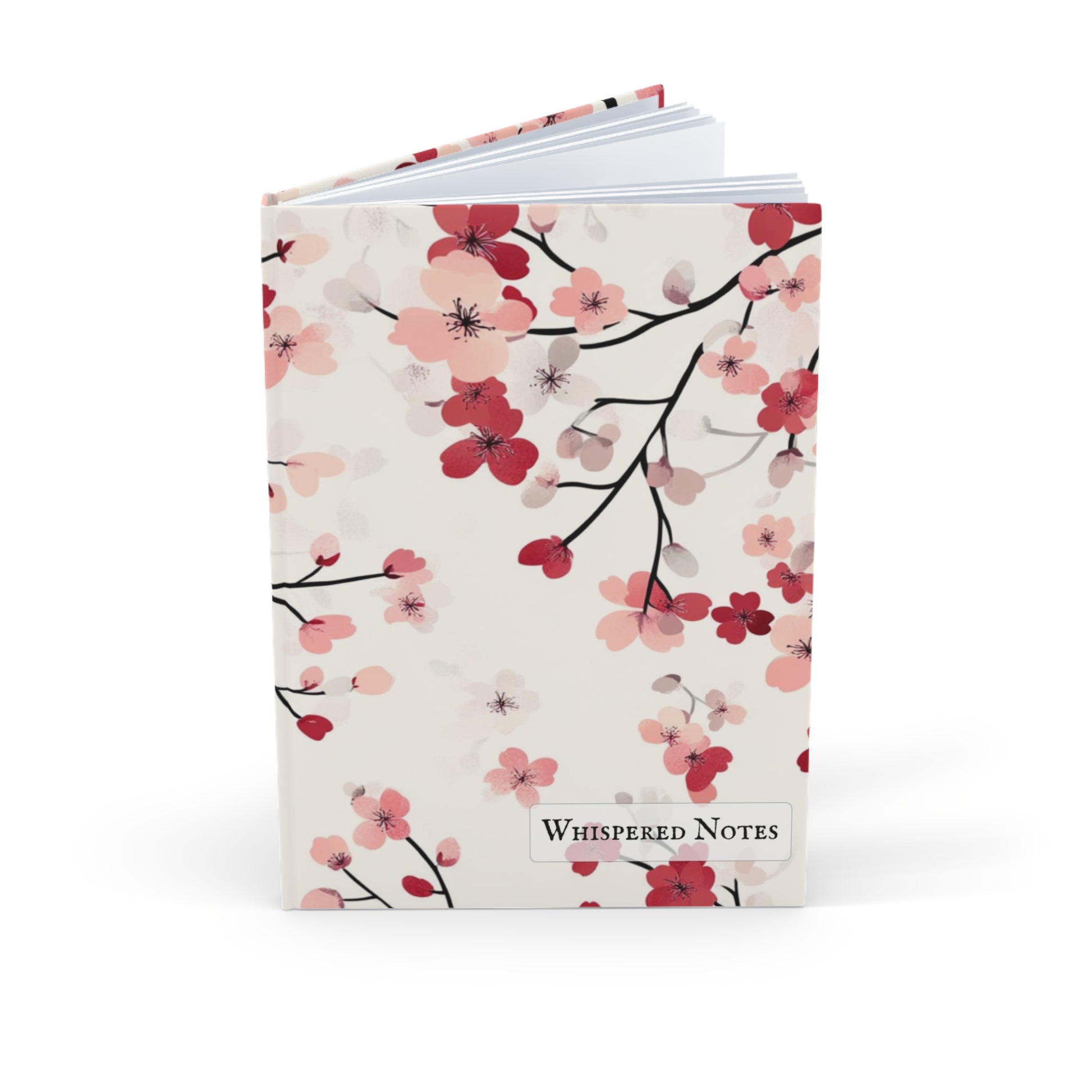 "Floral hardcover notebook with a durable spine and smooth-opening pages. Aesthetic and functional for daily use."