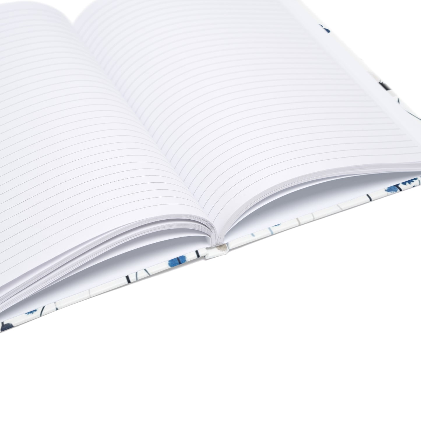 "Floral hardcover notebook with lined pages, perfect for journaling, note-taking, and creative writing. Elegant and functional design."