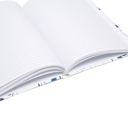 "Floral hardcover notebook with lined pages, perfect for journaling, note-taking, and creative writing. Elegant and functional design."