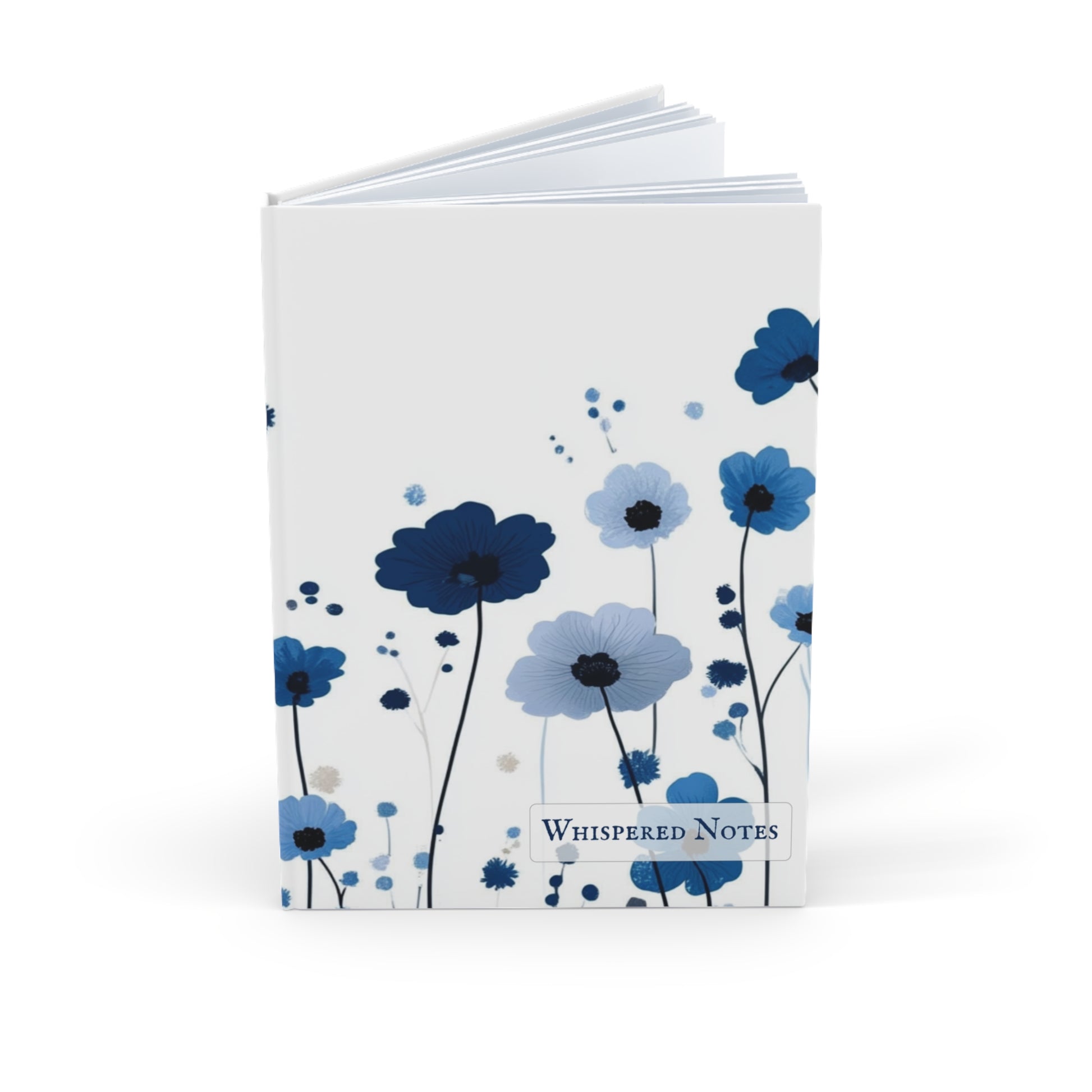 "Floral hardcover notebook with a durable spine and smooth-opening pages. Aesthetic and functional for daily use."