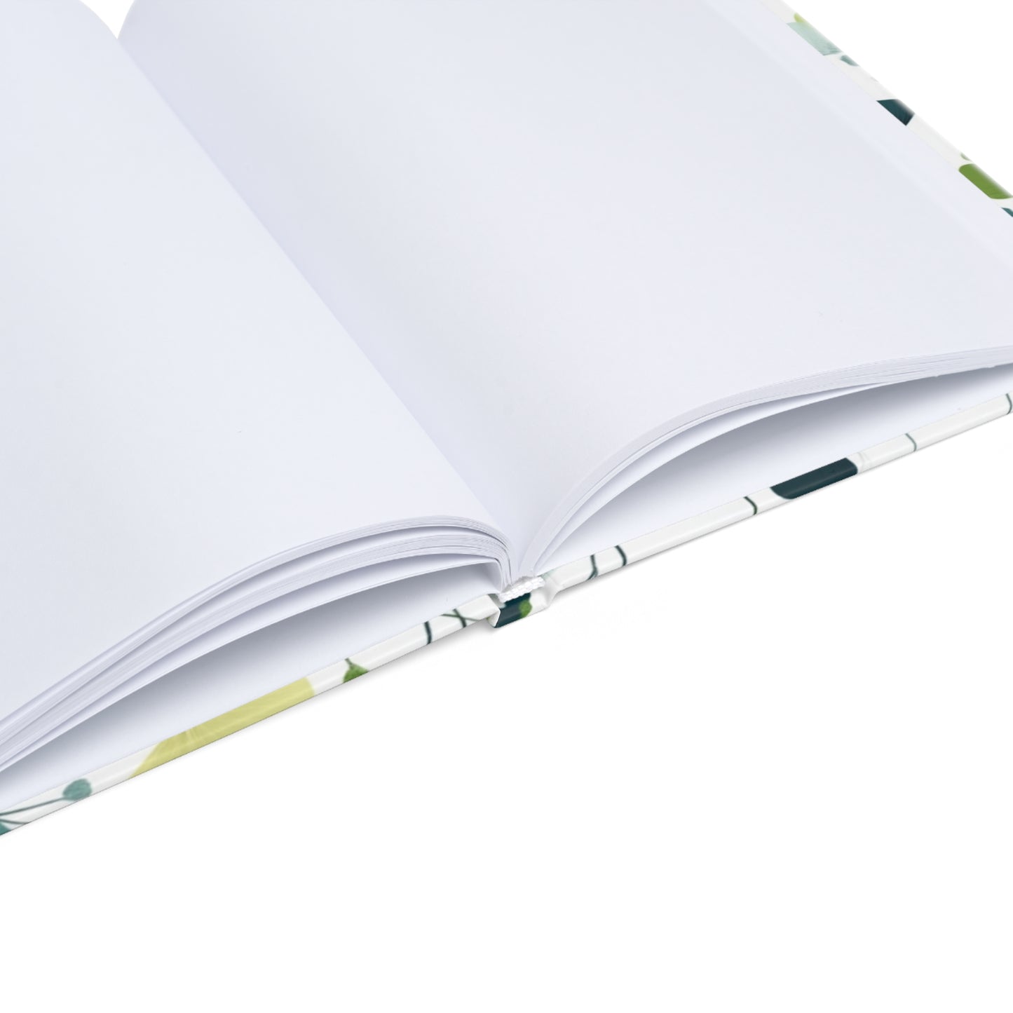 "Floral hardcover notebook with blank pages, ideal for sketching, bullet journaling, and freeform creativity. Smooth, high-quality paper."