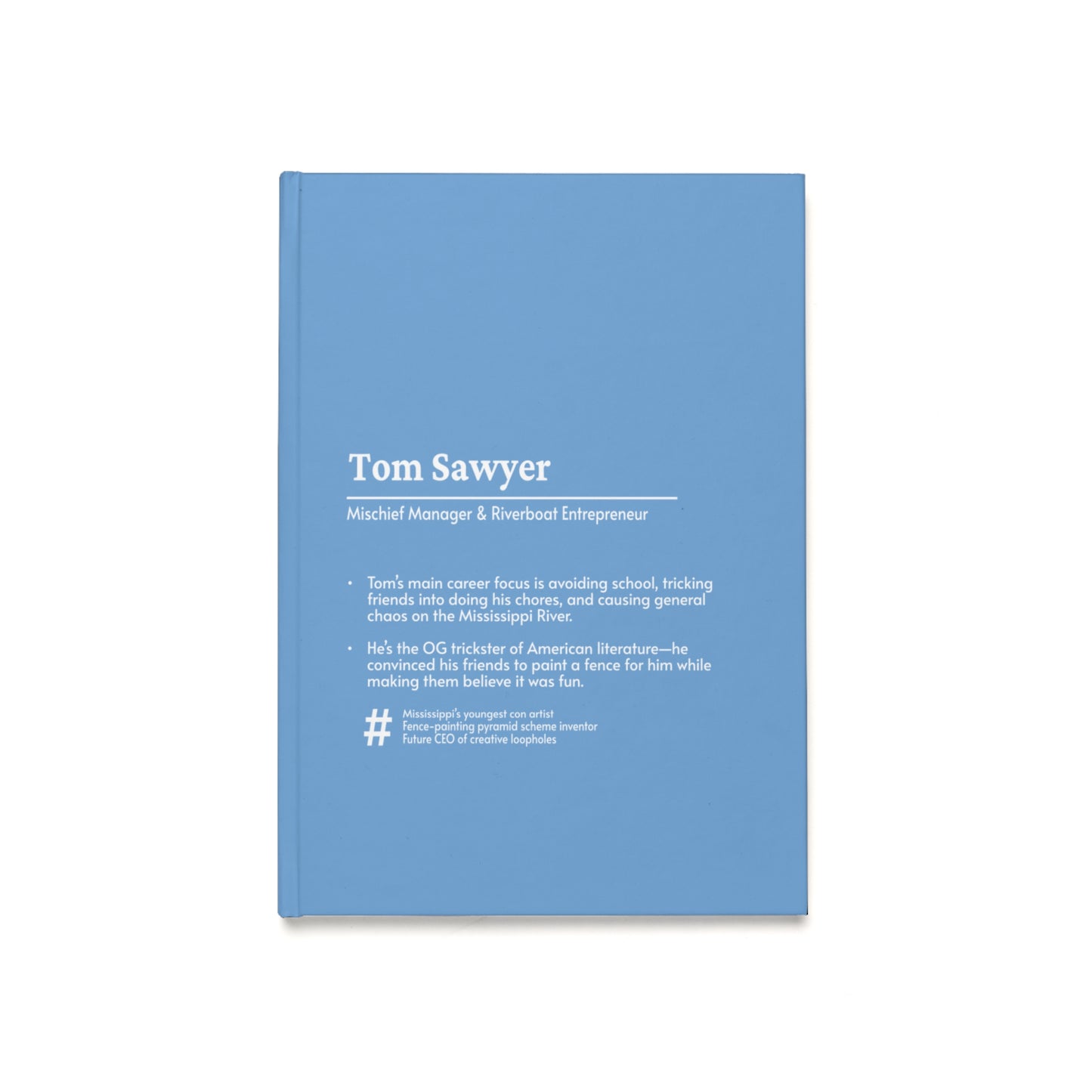 Tom Sawyer Hardcover Journal – River Mischief & Fence-Painting Schemes Included
