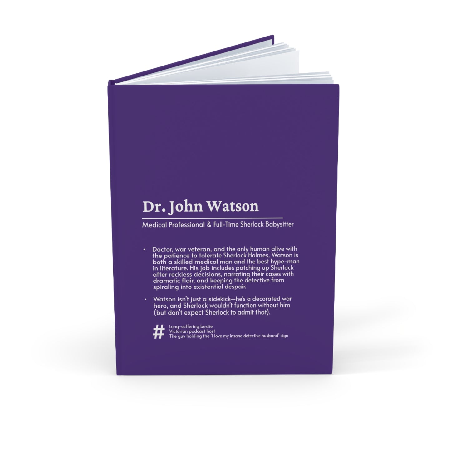 Dr. John Watson Hardcover Journal – The Ultimate Companion for Thoughtful Minds
