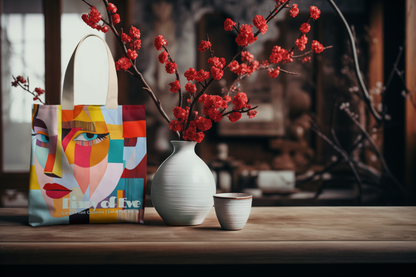 The Diary of Eve Tote Bag – Literary-Inspired All-Over Print Design